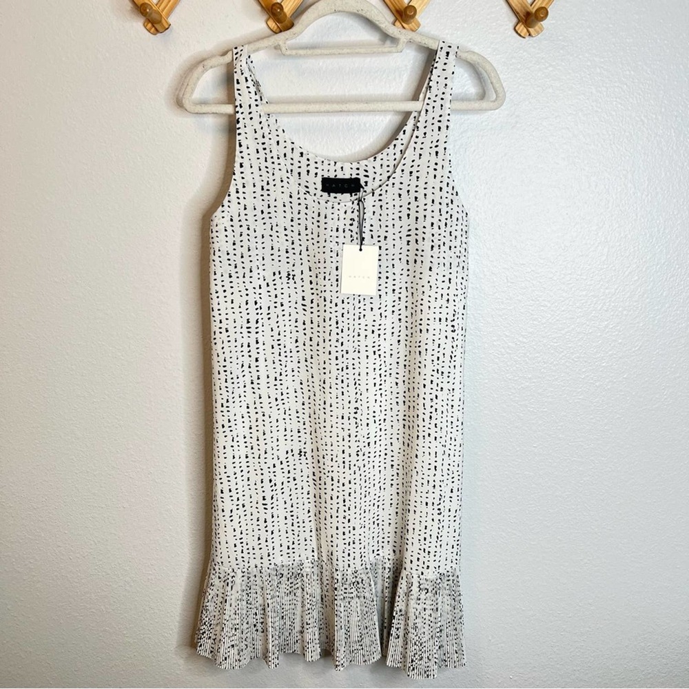Hatch Collection Maternity Annalise Tank Pleated Dress